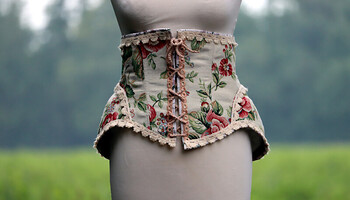 Victorian costumes, collars, corsets